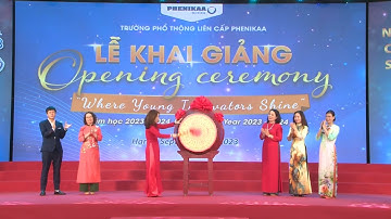 [Lễ khai giảng năm học 2023-2024] TIẾNG TRỐNG KHAI TRƯỜNG - HỨA HẸN MỘT NĂM HỌC MỚI NHIỀU THÀNH CÔNG