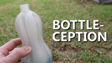 Bottle made from Recycled Bottles - Designed and 3D Printed using Fusion 360