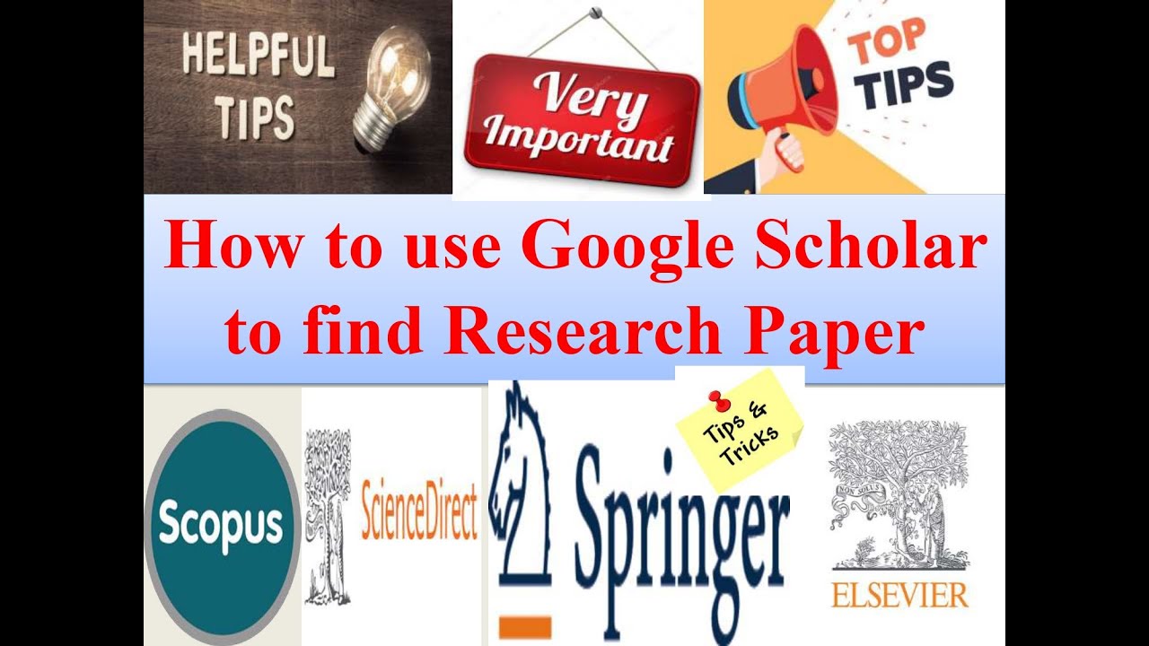 research paper google scholar