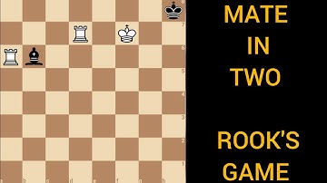 MATE IN TWO chess puzzle, HOOK or C-ROOK