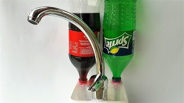 How to Make Coca Cola Soda Fountain Machine with 2 Different Drinks Home Made