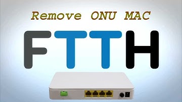 How to remove ONU MAC Address From OLT Interface