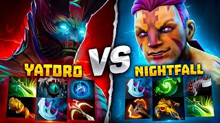 Кто же ТОП 1 КЕРРИ? Yatoro vs Nightfall / TB vs Am Dota 2
