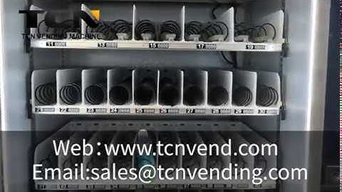 TCN-D720-10G Factory supply high quality snack drink vending machine with 5 inch LCD screen