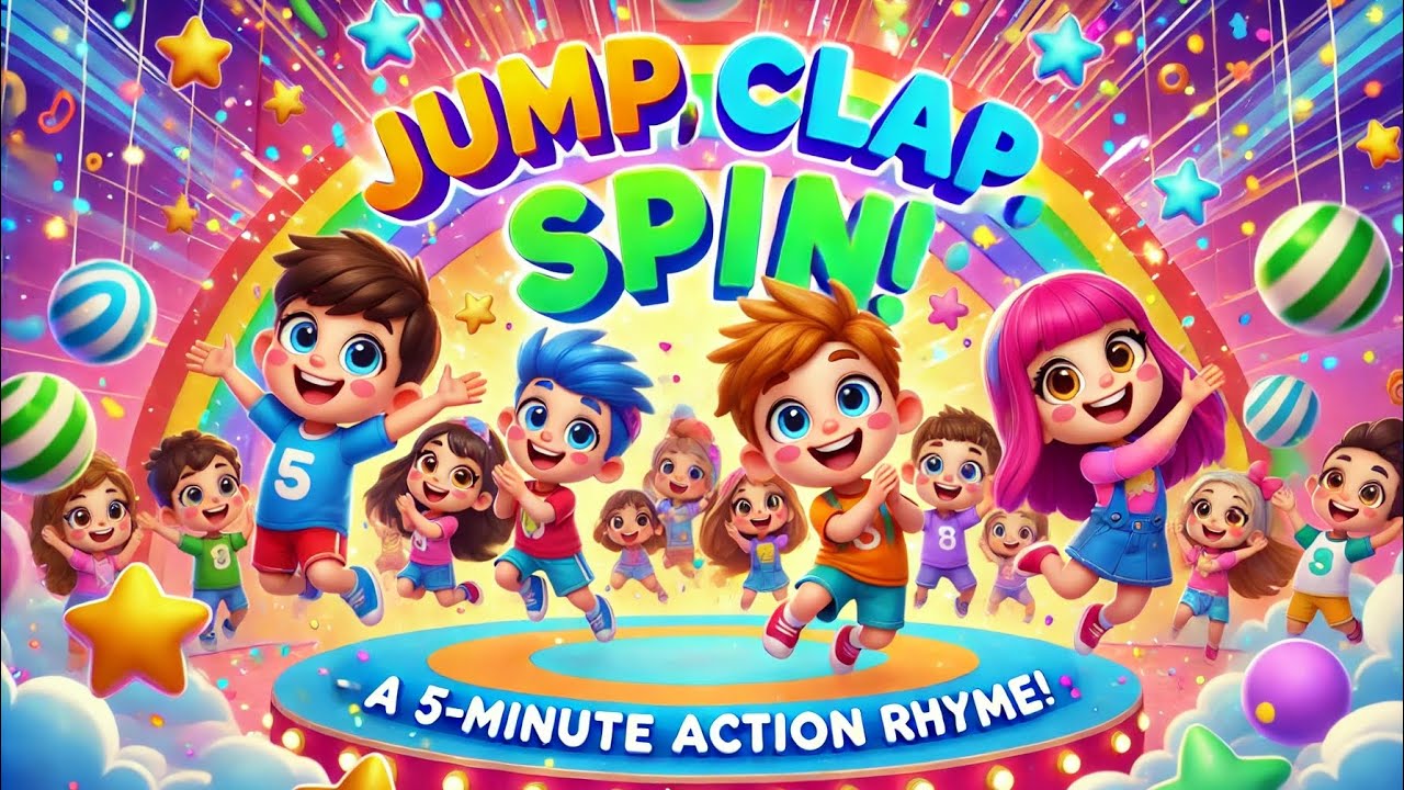 Jump, Clap, Spin | @CoComelon Nursery Rhymes & Kids Songs🌟 - YouTube