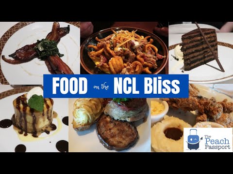 FOOD on the NCL Bliss | Norwegian Cruise Line Dining | Cruise Travel Vlog