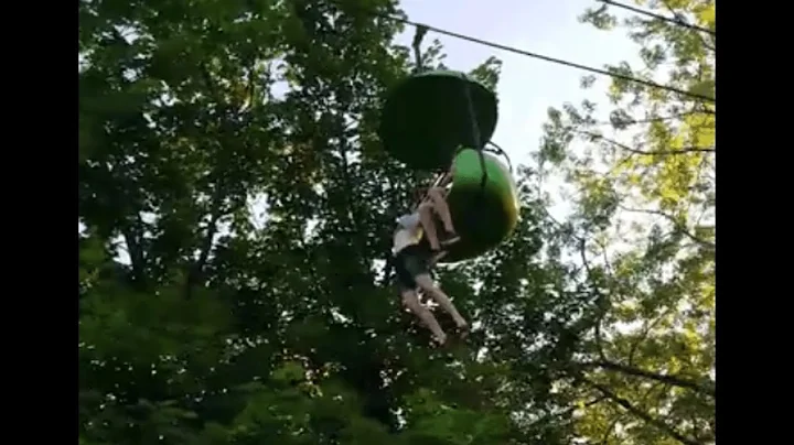Video shows a teen falling off a Six Flags ride — and a crowd gathering to catch her