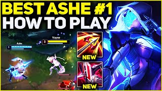 How to Play Korea Ashe Gameplay - RANK 1 BEST ASHE IN THE WORLD! | Season 13 League of Legends