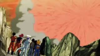 Universe 7 powering up against Aniraza! Dragon Ball Super (ENG SUB)