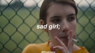 Lana del Rey - sad girl || Palo alto (español) Resimi