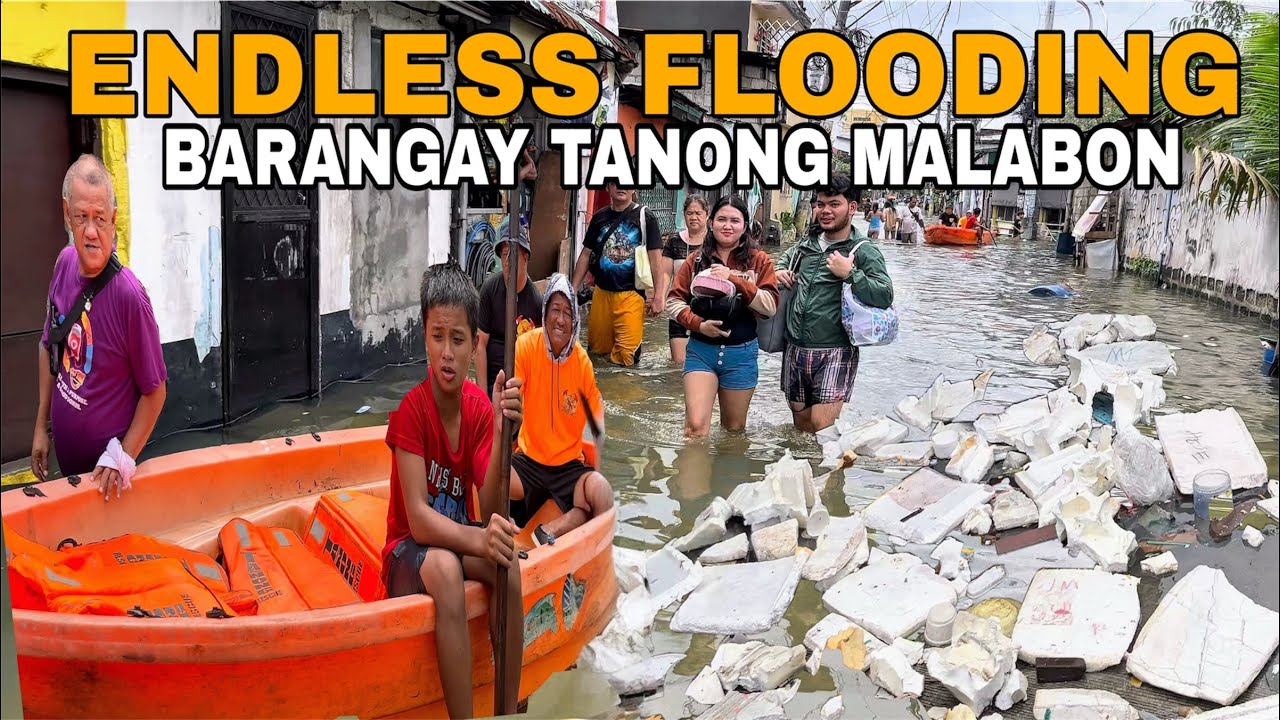 MALABON CITY FLOOD UPDATE|ALMOST A MONTHS OF FLOODING?REAL LIFE IN ...