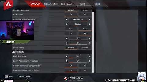 mendokusaii APEX LEGENDS - SETTINGS