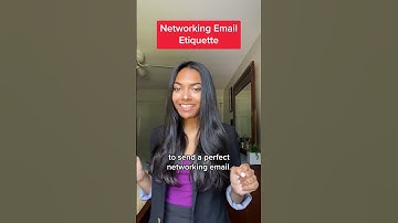 How to Send Networking Emails