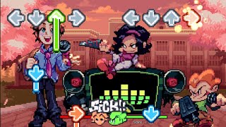 Friday Night Funkin Senpai & Roses Pico Mix With Lyrics Charted V2 Fnf Mod