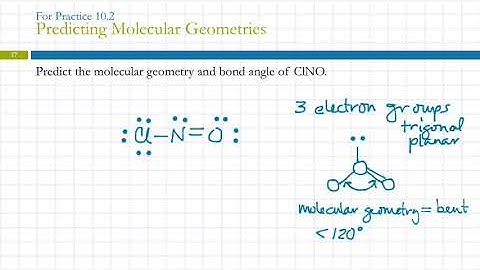 10.4 VSEPR Theory: Predicting Molecular Geometries