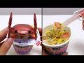 [Gadget ASMR] Crab on Cup Noodles?! Funny "Crab Ramen Timer" Unboxing & Tasting! 🦀🦑🍜
