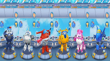 Super Wings Jett Run.Paul vs Astra vs Jett vs Donnie vs Dizzy vs Jerome Gameplay Android #92