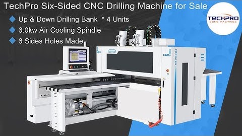 TechPro CNC 6-sided Drilling Cnc Nesting Machine