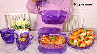 Wadah saji SULTAN by tupperware (Royal Cristalline)