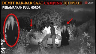 HORROR‼️TEROR HANTU DI LOKASI CAMPING UJI NYALI || REKAMAN PENAMPAKAN CCTV