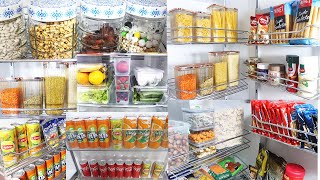 Restocking Satisfying Pantry Refill and Restock. Cleaning Refrigerator Organization ASMR