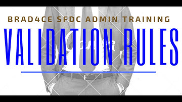 Classic Salesforce: Simple Validation Rule