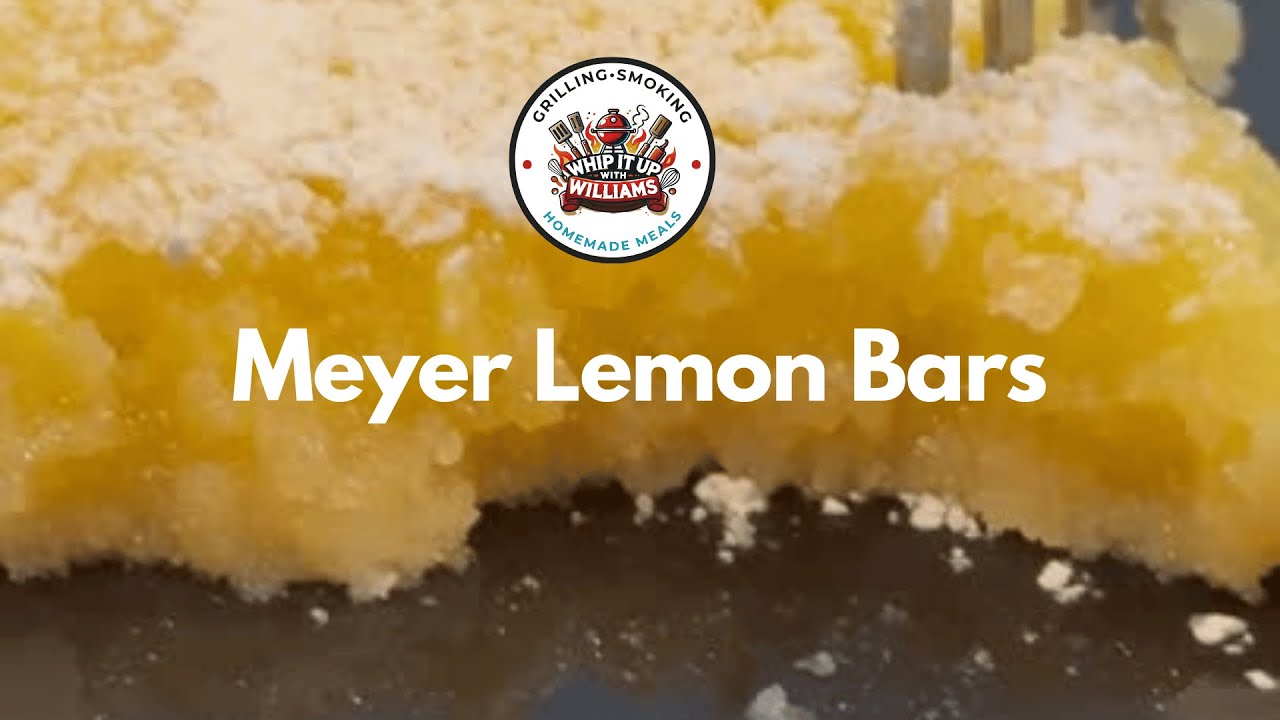 Easy Citrus Dessert | Meyer Lemon Bars from Scratch