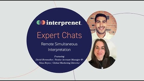 Interprenet Expert Chats: Remote Simultaneous Interpretation