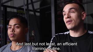 Strength work for Muay Thai Pro fighters with velocity based training and Speed4lifts device.
