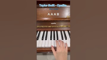 Opalite - Taylor Swift - Easy piano tutorial 🧡