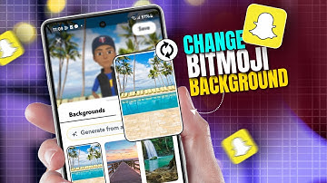 How to Change 3D Bitmoji Background on Snapchat Android App | Create Snapchat Bitmoji Background