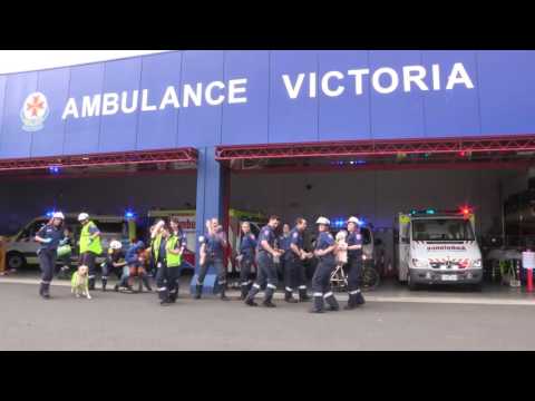 Ambulance Victoria Running Man Challenge