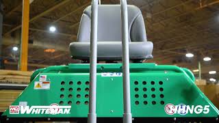 Finish Concrete on an MQ Whiteman HHNG5 Ride-On Power Trowel
