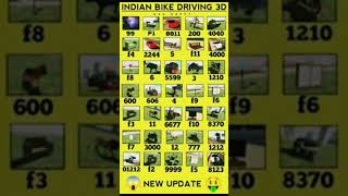 Indian bike driving 3D game#cheat code#techno gamerz#Prince gamerz