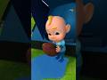 No, no! You shouldn't play in the rain! | Rosoo Melody Garden #nurseryrhymes #kidssongs #shorts