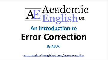 Dialogic Feedback (an introduction to error correction in academic writing)