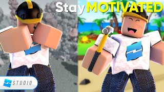 How To Stay Motivated For Big Projects.. (Roblox Studio)