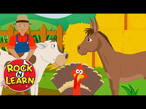 ⁣Old MacDonald Had a Farm | + More Kids Songs | Rock N Learn