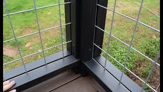 Deck Railings Hog Wire Youtube