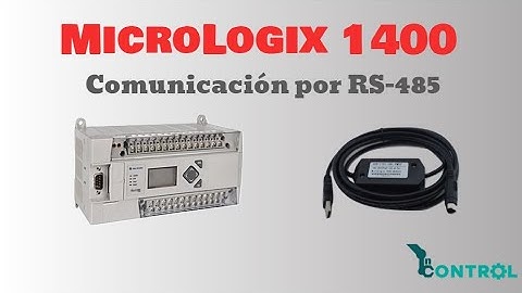 MicroLogix 1400: Comunicación por RS-485