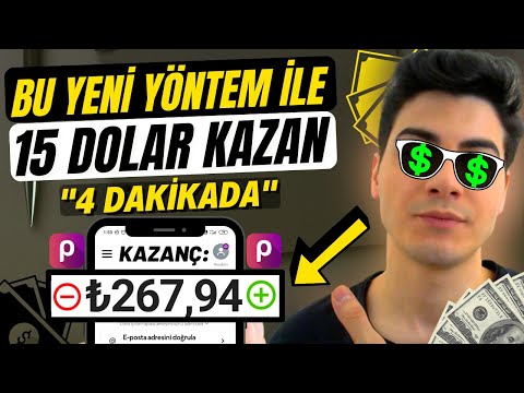 BU YÖNTEMİ KESİN DENE! 4 DAKİKADA 15 DOLAR PARA KAZANDIRAN YÖNTEM! ?- İnternetten Para Kazanma 2022