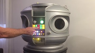 B9 Robot Neon Voice Interface