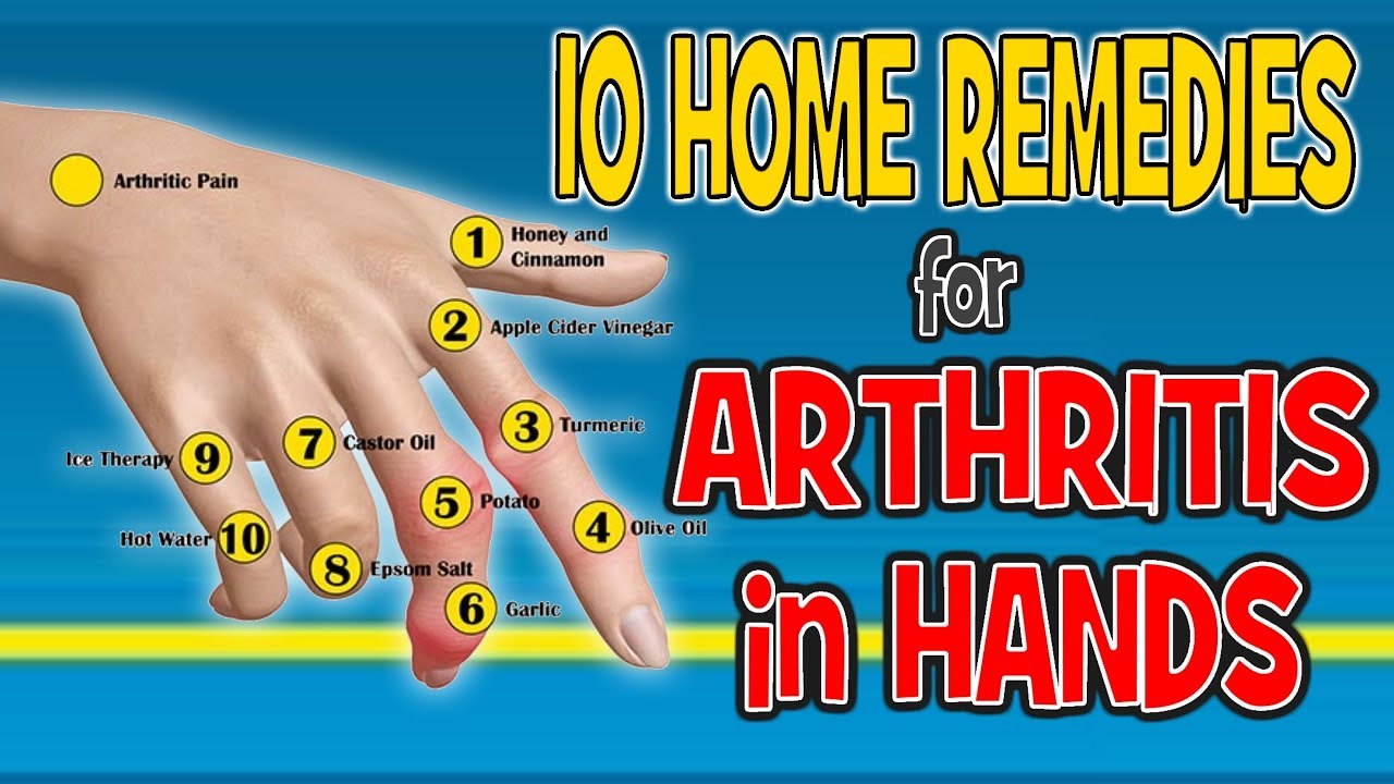 10 Home Remedies For Arthritis In Hands Pain Relief Diet Youtube