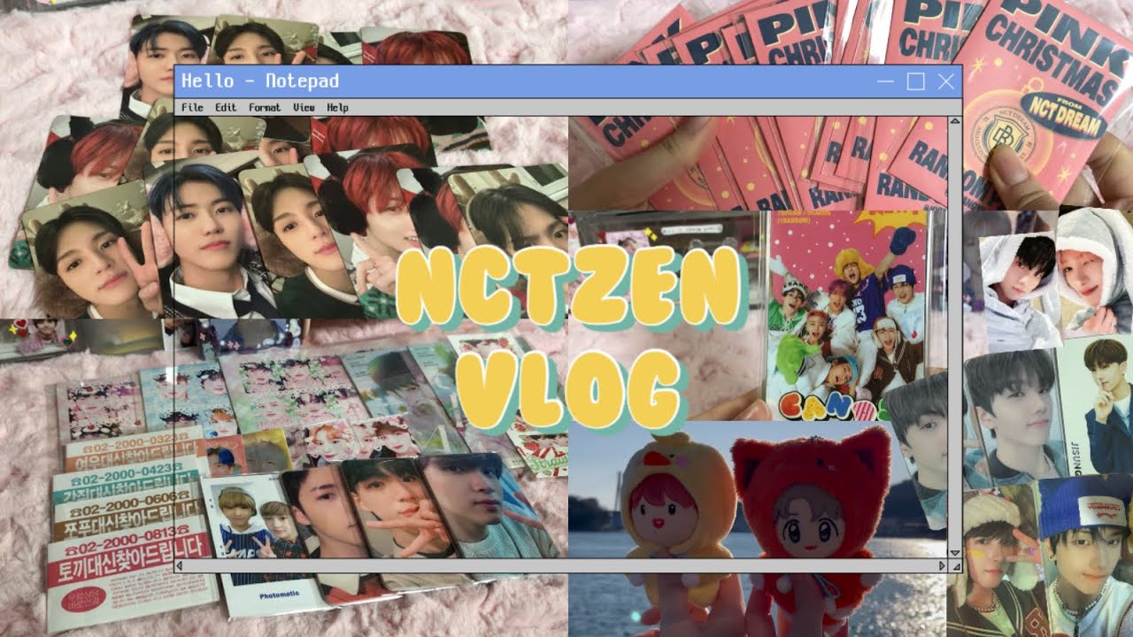 시즈니 브이로그  | 이제 돈 없어서 파산하렵니다. | 크리스마스 랜덤팩 • 꼼드림 • 캔디 MD • 준등기깡 • 택배깡 • 포카 •더비 •더보이즈