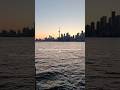 Toronto Skyline from Toronto Islands at Golden hour| Waterfront view of iconic CN Tower #cityskyline