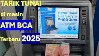 Cara mudah TARIK TUNAI di mesin ATM BCA terbaru 2025 | tidak perlu repot antri di Teller