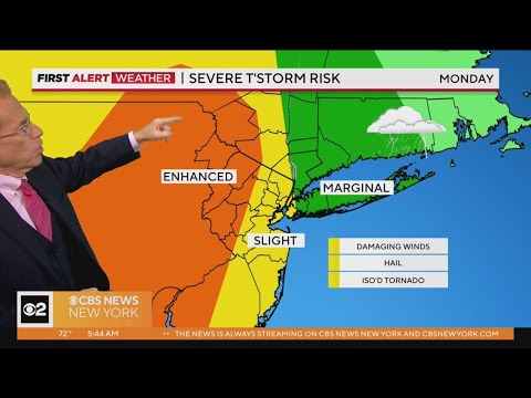 First Alert Weather: Red Alert for heavy rain Monday
