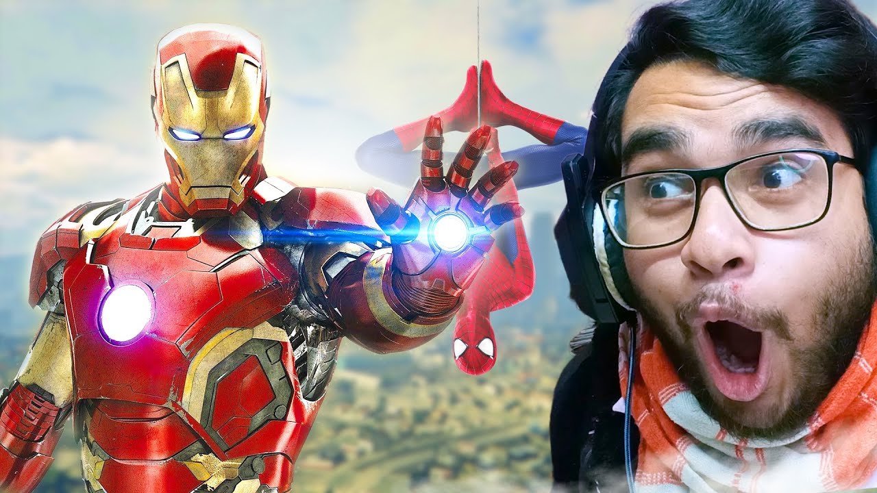 GTA V : IRON MAN and spiderman HELP ME TO REMOVE COPYRIGHT STRIKE || Professor Of Pc Gaming