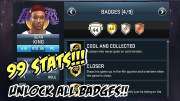 Tutorial | How to get 99 MyCareer Stats and unlock ALL BADGES | ANDROID/iOs
