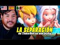 Reacción a TinkerBell "la separación" doblaje latino vs castellano El secreto de las Hadas